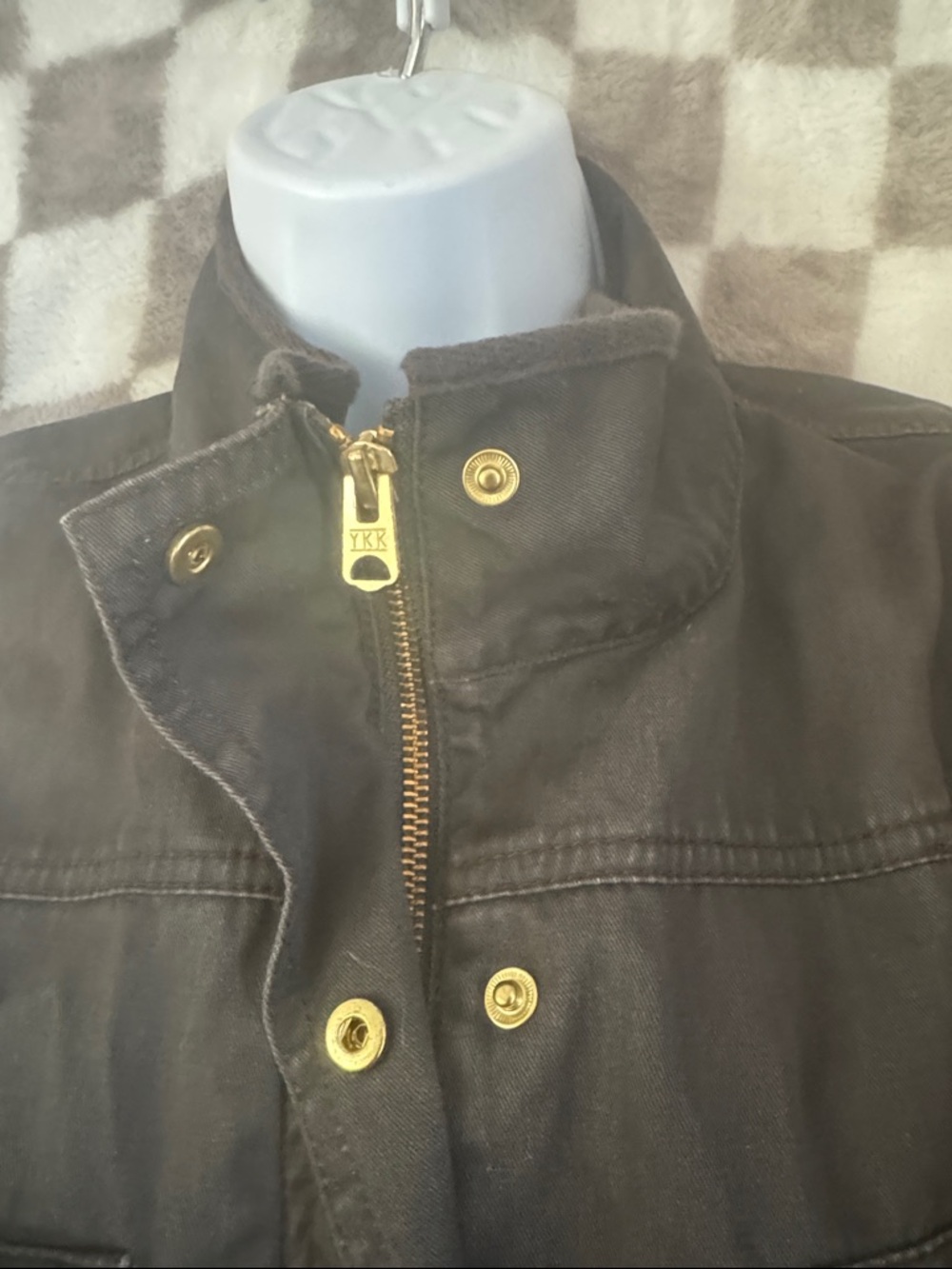 J. CREW Downtown Women Field Button up / Zipper Jacket Size M/Medium - Picture 8 of 9